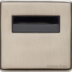 Heritage Brass Electrical, Studio Range - Aged Pewter - Key Card Switch, Key Card Switch, Key Card Switch, Others