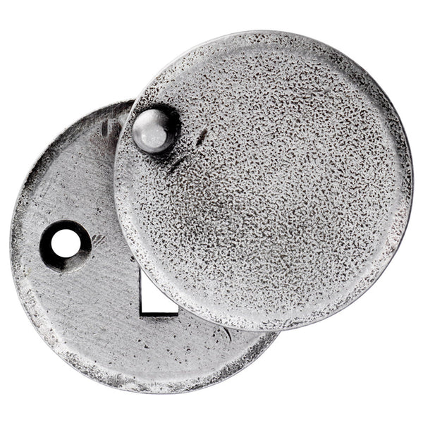 Hand Forged Pewter Closed Escutcheon