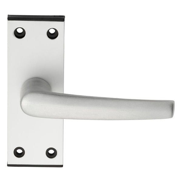 Aluminium Mial Lever on Latch Backplate